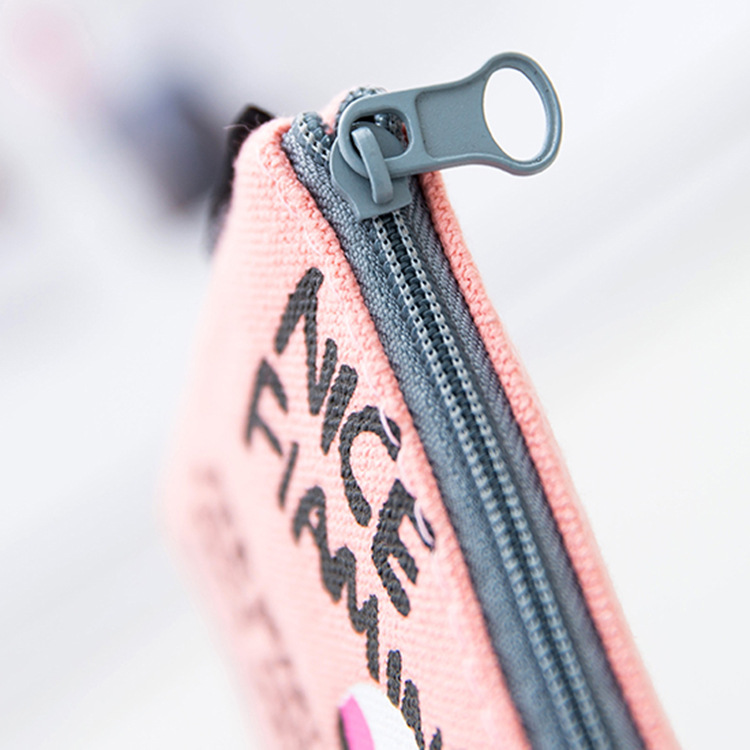 Wholesale Flamingo Pattern Cute Cartoon Coin Purse Small Canvas Coin Purse For Women Gift