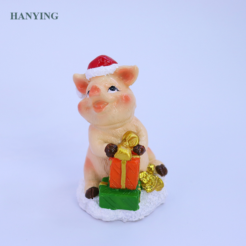 Agirlgle animal garden resin PIG statue animal resin decoration pig statues
